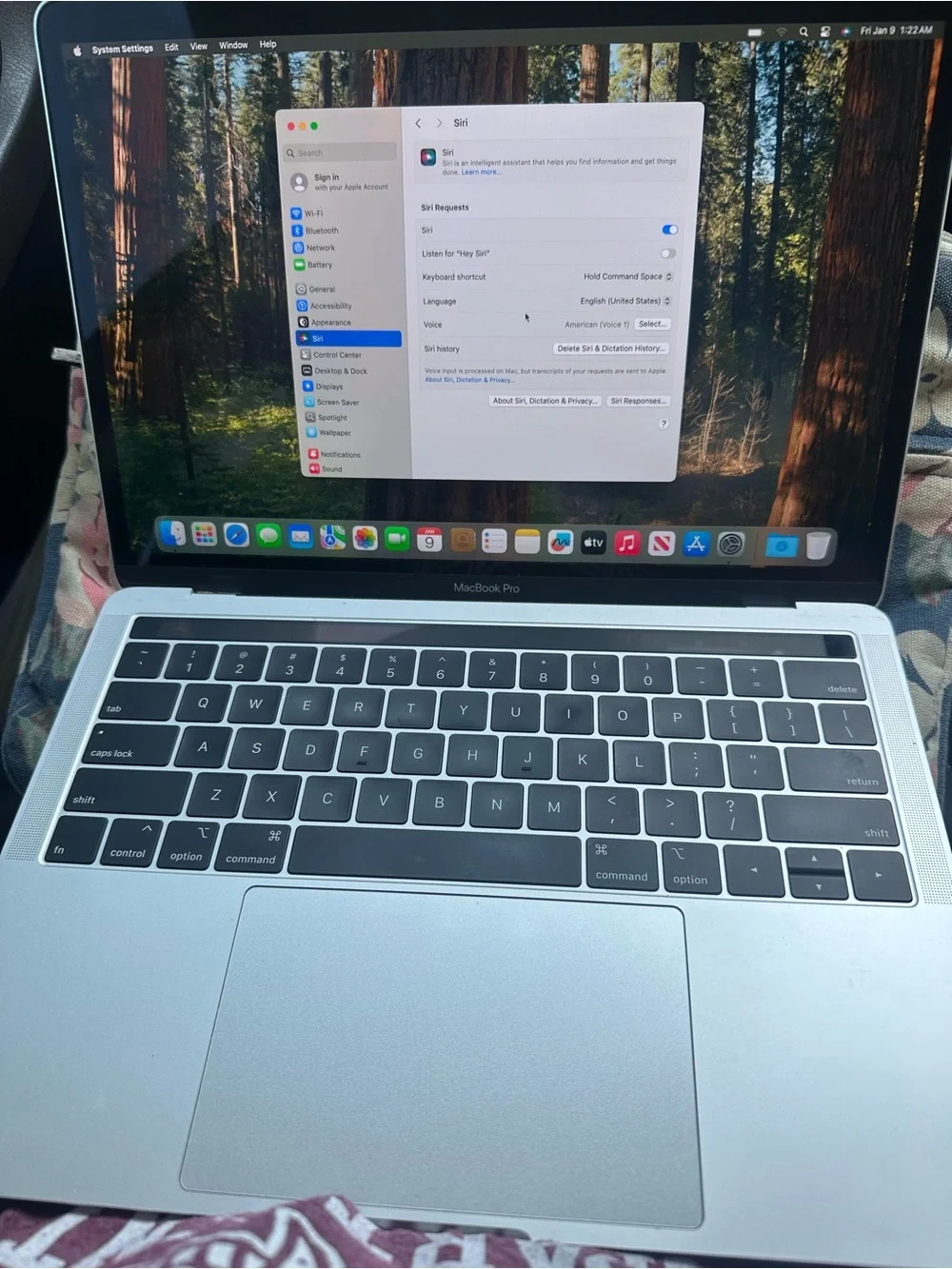 Apple MacBook Pro Silver with Black Keyboard